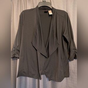 NWOT Woman's Rafaella Black Dressy Cardigan Sz. M